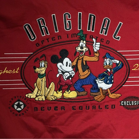 Disney Red Mickey Mouse Bomber Jacket - Picture 7 of 11